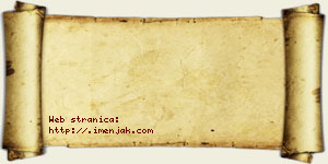 Angelina Stojmenović vizit kartica